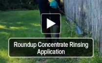 Roundup Concentrate Spray Application